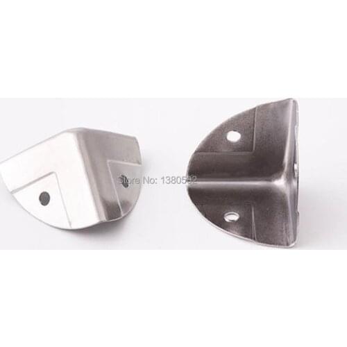 10pcs/lot 39*25mm Silver Color Metal Top Quality Furniture Decorative Corner Protector Box Corner Brackets