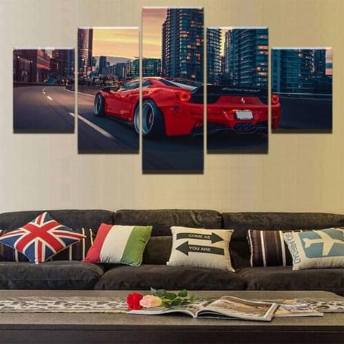 5Pcs Full Square Round Drill 5D Diy Diamond Painting Cars City View Embroidery Cross Stitch Kits Wedding DecorationZP-4451