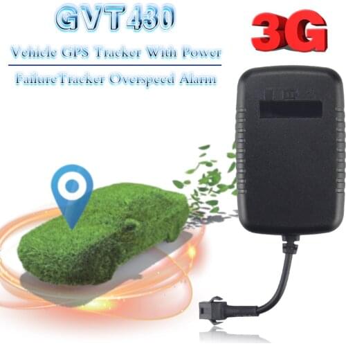 GVT430 3G Network GPS Tracker For Vehicle Tracking Locator With External Power Cut Off/Over Speed/Distance Alarm Geo-fence