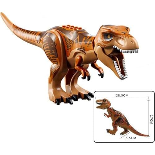 Jurassic Big Dinosaur Building Blocks Toys Park Compatible Major Brand Gifts Simulation Animal Rex Raptor