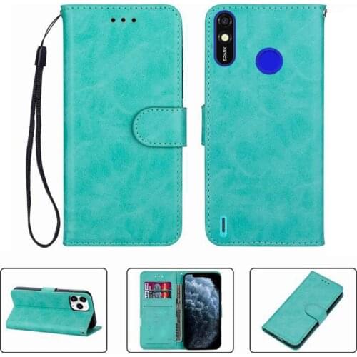 For Tecno Spark 4 Lite Spar 4 4Lite Spark4Lite KC8S Wallet Case Quality Embossing Flip Leather Shell Protective Cover Funda