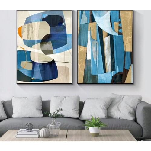 Marble Simple Color Abstract Lines Nordic style Modern Wall Art Nursery Picture Canvas Painting for home porch painting Decor