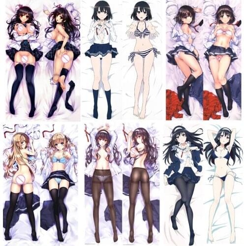Anime printed Dakimakura cover Katou Megumi Saenai Heroine no Sodatekata pillowcase Hugging Body Pillow Cover Pillow cases