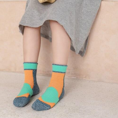 Spring And Autumn New Korean Women‘s Color-Blocking Cotton Socks For Boys And For Child Girls Baby Sport Cotton Childrens Socks