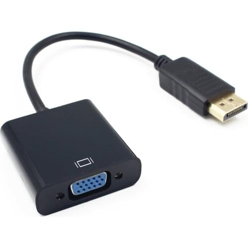 DP DisplayPort Male to VGA Female Converter Adapter Cable for PC Laptop HJ55