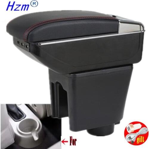 For Chevrolet Aveo Armrest For Chevrolet Lova /T200/T250 2002-2011 Armrest box Car Retrofit parts Interior Storage box parts USB