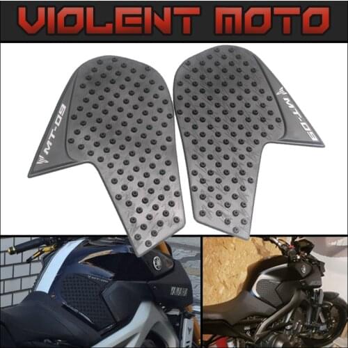 For Yamaha MT-09 MT09 MT 09 2014 2015 Motorcycle Protector Anti slip Tank Pad Sticker Gas Knee Grip Traction Side 3M Decal