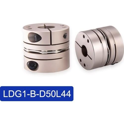 LONGWE CNC Servo to Shaft Coupler D50 D56 High Speed and Rigidity Flexible 8 Screw Diaphragm Coupling