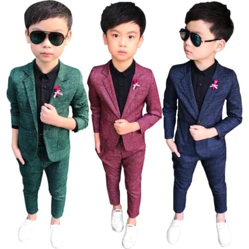 SHENGMEIHAO Teenage Boys Suits
