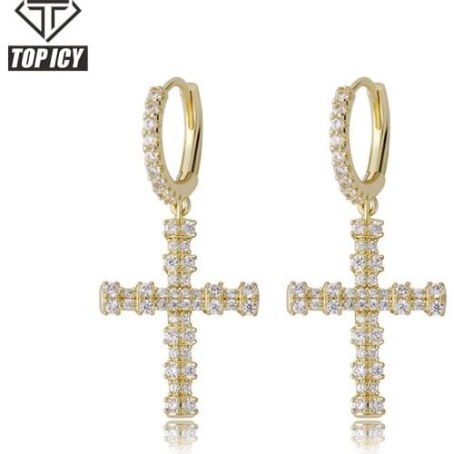 Женские золотые серьги TOP ICY China At AliExpress