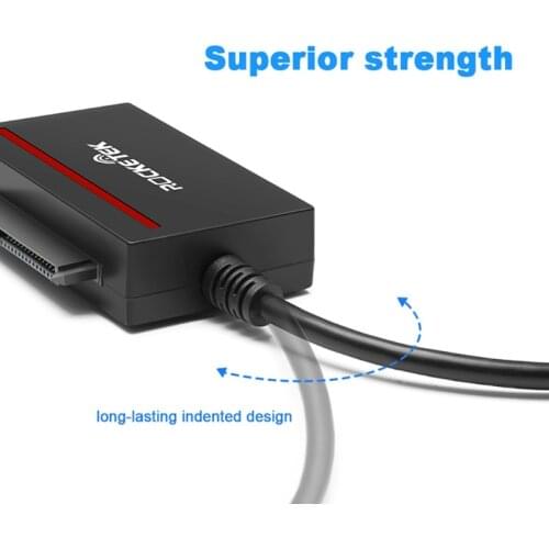 Rocketek CFast 2.0 Reader USB 3.0 to SATA Adapter CFast 2.0 Card and 2.5 "HDD SSD Read Write and CF Card Simultaneously