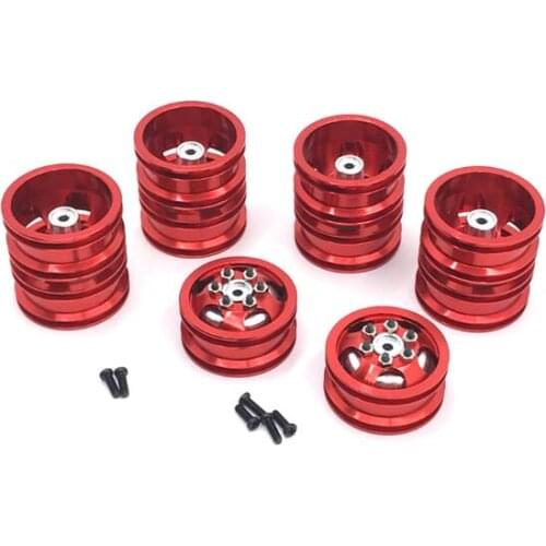 WPL B14 B24 B16 B36 C14 C24 C34 C44 JJRC Q60 Q61 Q62 Q63 Q64 MN D90 D91 RC Car metal upgrade rear double wheel hub