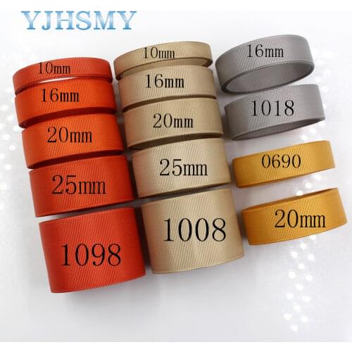 YJHSMY,J-181007-L38mm,10/38mm 5 yards Solid Color Ribbons Thermal transfer Printed grosgrain,clothing Accessories DIY handmade