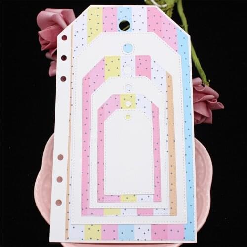YPP CRAFT Tag Planners Metal Cutting Dies for Scrapbooking/photo album Decorative Embossing Paper Card