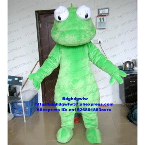 Green Lizard Lacertid Cabrite Mascot Costume Adult Cartoon Character Outfit New Products Launching Art Festival zx992