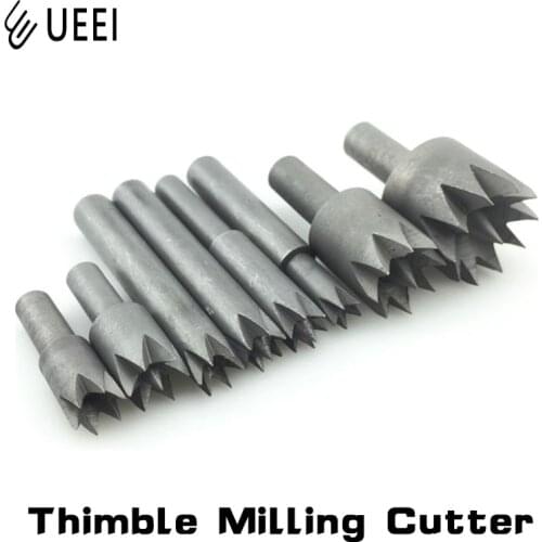 1pc Woodworking Lathe Thimble Milling Cutter For Wood Router Bit Buddha Beads Ball Knife