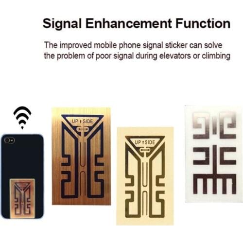 6/8/8Plus/9 generation 10 PCS Cellphone 3G 4G 5G Phone Signal Enhancement Sticker Antenna Booster Improve For Mobile Phone