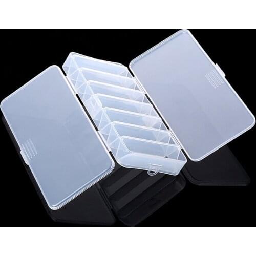 2017 Fish Lures Hard Plastic Cases 14 Compartments Double Sided Spinner Useful Multi-function Fly Fishing Storage Tackle BoxNew