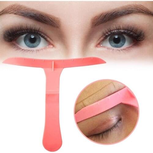 4PCS Plastic Eyebrow Ruler Eyebrow Stencil Makeup Ruler Eyebrow Shaping Tool For Beginner Stencil Microblading Stencils Sourcil
