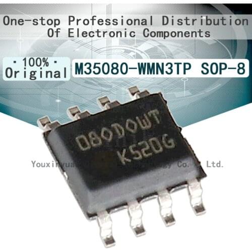 5/Pcs New Original M35080-WMN3TP M35080DOWQ/D0WQ M35080DOWT/D0WT SOP-8 The car adjusts the table IC changes the table chip