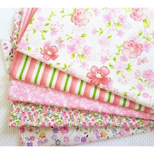 Free shipping 40cmx50cm 5pcs/lot cotton cloth group home sewing clothing fabrics Cloth Group Pure Cotton Twill Bedding fabric