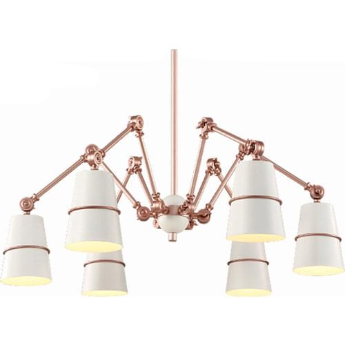 Post-modern Nordic Designer Spider Aluminum Iron Led E14 Pendant Light For Living Room Dining Room Bedroom 80-265v 1383