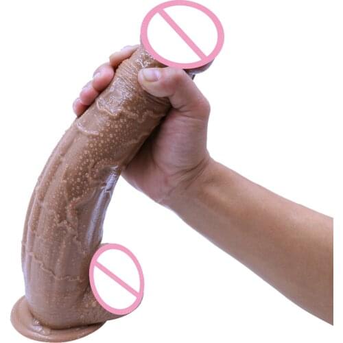 CPWD 5.5cm Super Huge Black Dildos Thick Giant Realistic Dildo Anal Butt with Suction Cup Big Soft Penis Sex Toy For Women Gay