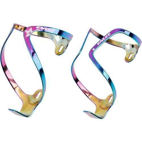 Colorful Bike Water Bottle Holder Outdoor Sport Cycling Bike Squeeze MTB Road Bike Rainbow Drink Water Bottle Mount Cage