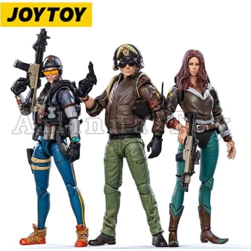 JOYTOY 1/18 3.75inches Action Figure (3PCS/SET) Awakening Luoning Masan Tiezha Anime Collection Military Model Toy Free Shipping