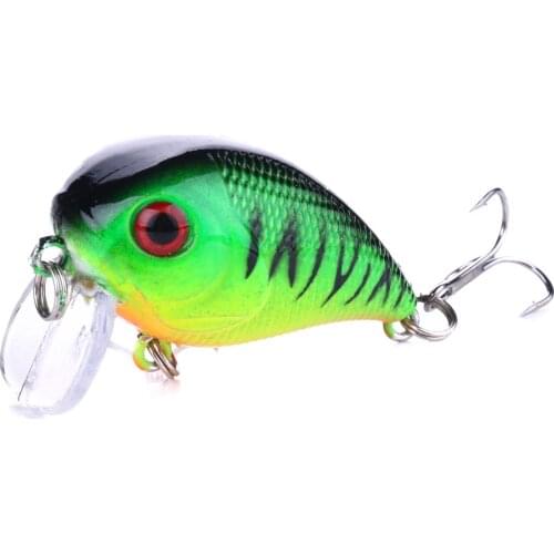 HENGJIA 1pcs 4.5cm 7.3g Crankbait Fishing Lures Wobblers Hard Baits Minnow Fishing Tackle