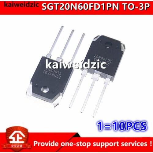 Kaiweikdic New imported original 20N60FD1 SGT20N60FD1PN 600V40A Running machine welding machine transistor IGBT single tube