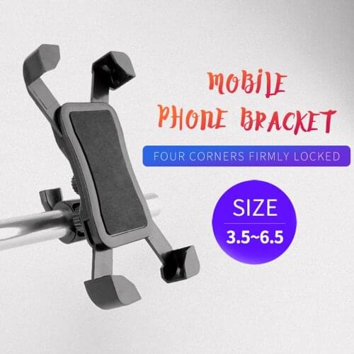 Bicycle Motorcycle Phone Mount Bike Phone Holder for Handlebar of Mountain Bike Road Bicycle Motobike for 3.5-6.5inch Cellphone