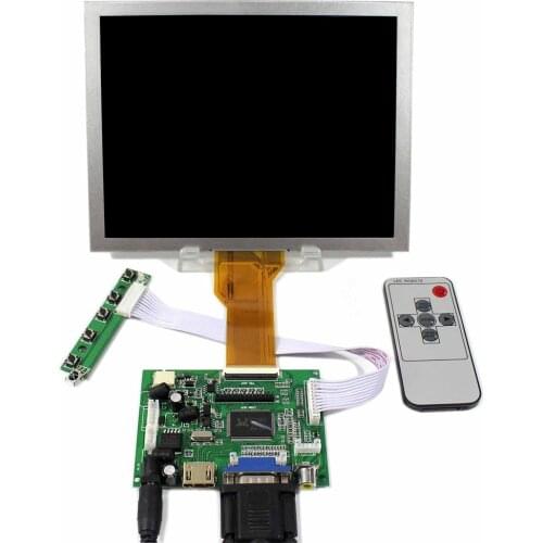 Latumab 8" EJ080NA-05B 800x600 LCD Screen Display TFT Monitor without / with 2AV+VGA+HDMI-Compatible LCD Driver Controller Board