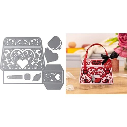 Metal Cutting Dies Arizona Bag Rectangle Heart-shaped For DIY Scrapbooking Embossing Album Paper Cards Dies 2021 New