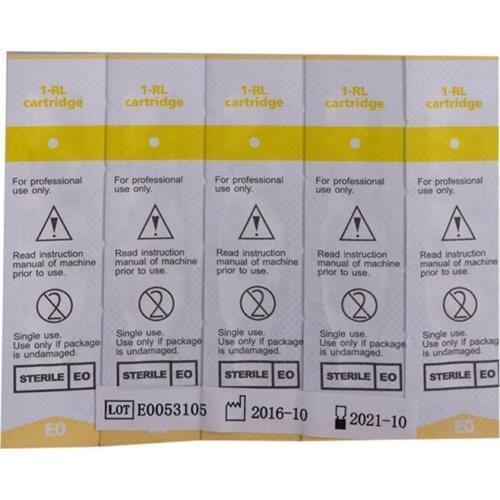 Microblading Needles 500Pcs RL Permanent Makeup Eyebrow Lip Eyeliner Embroidery Disposable Machine Pen Power Shpply Foot Pedal