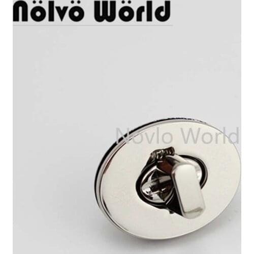 Nolvo World 2-10 pieces 31*24mm 3 colors Metal Twist Turn Locks Handbag Suitcase Purse Part