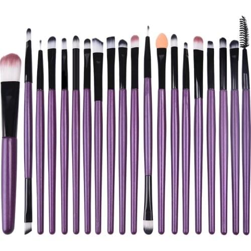20pcs/lot Makeup Brushes Set For Foundation Powder Blush Eyeshadow Concealer Lip Eye Make Up Brush Beauty Tools