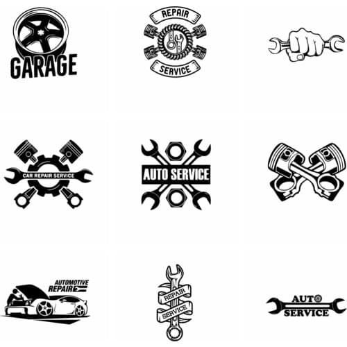 Personalized My garage Wall Sticker Creative Decal garage stickers For Car Repair Room Wall Decor muursticker