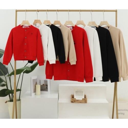Mommy and Me Clothes Family Matching Outfits Sweater Casual Solid Knited Sweater Cardigan for Father Mother and Kids Family Look