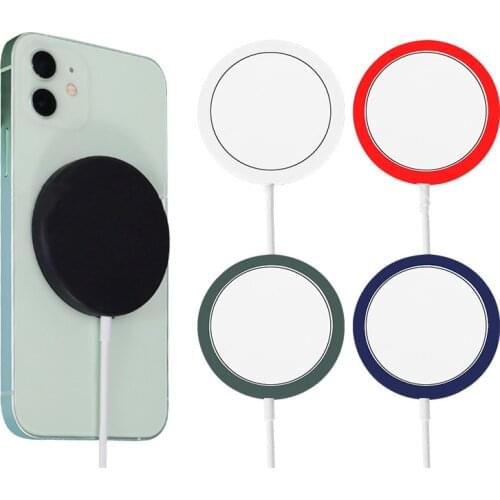 Wholesale Soft Silicone Phone Wireless Charger Adapter Protective Case Cover For Apple MagSafe iPhone Accessories