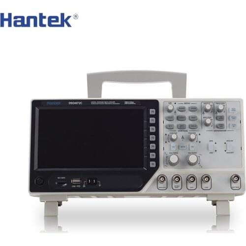 Hantek DSO4072C DSO4102C DSO4202C 70-200MHz 2Channels 1GSa/s Digital Oscilloscope 1Channel Arbitrary/Function Waveform Generator