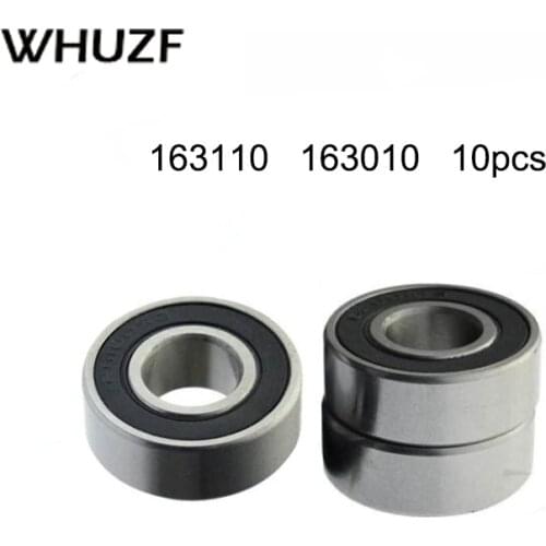 10PCS 163110-2RS Bearing 16*31*10mm ABEC-1 163010 RS 16*30*10mm Bicycle Hub Front Rear Hubs Wheel 16 31 10 Ball Bearings