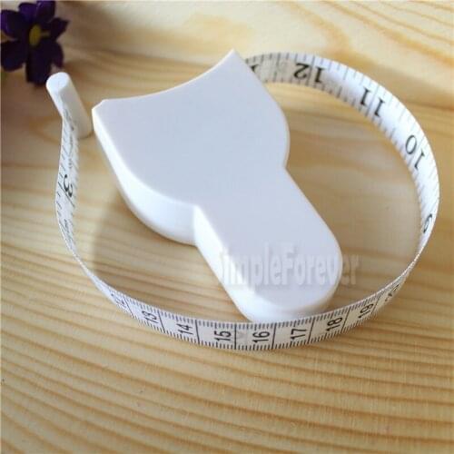 5000pcs Diet Fitness Caliper Measuring Body Waist Tape Measurer 60inch 150cm Fat Weight Loss Measure Retractable Ruler