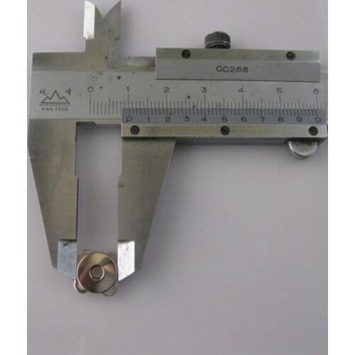 20 Sets Silver Tone plum Magnetic Snaps Bag Purse Clasp Metal Button Fastener Sewing Craft 10*2mm