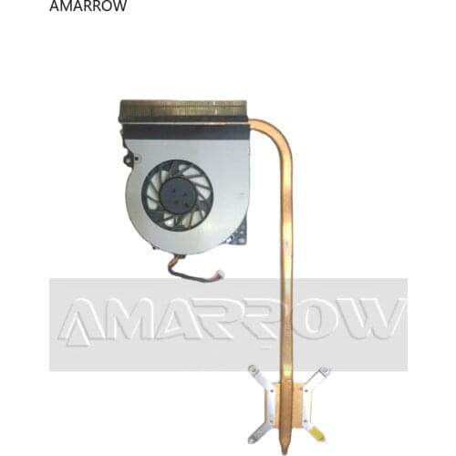 Original For asus laptop heatsink cooling fan cpu cooler K52 K52F K52N heatsink Fan + brass radiator