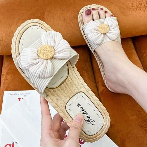 2021 New Slippers Womens Summer Outdoor Couple Sandals Beach Flat Shoes Open Toe Soft Bottom Sandals