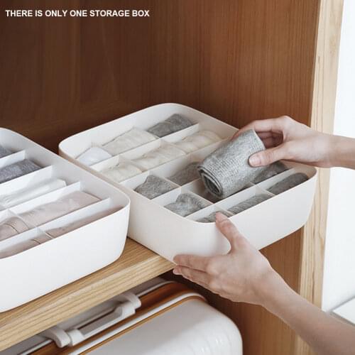 1 10 15 Grids Storage Box Socks Bra Underwear Storage Box Drawer Wardrobe Storage Box Basket Organizer Container Wardrobe Tool