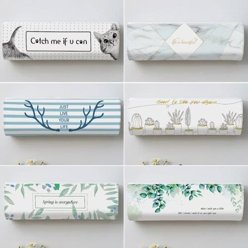 1pc Air Condition Cover Indoor Hanging Air Conditioning Protective Case Nordic Style Dustproof Cover for Home Hotel Decoration