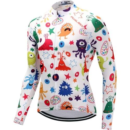2018 Outdoor Fitness Sports Long Bike Cycling Jersey Bycicle Cycling Clothing Mens Spring And Autumn Ropa Ciclismo FU11 XS-3XL