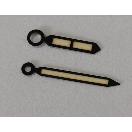 Watch accessories Watch parts copper material black Watch hand Green luminous Hour hand minute hand no second hand BZ07-21